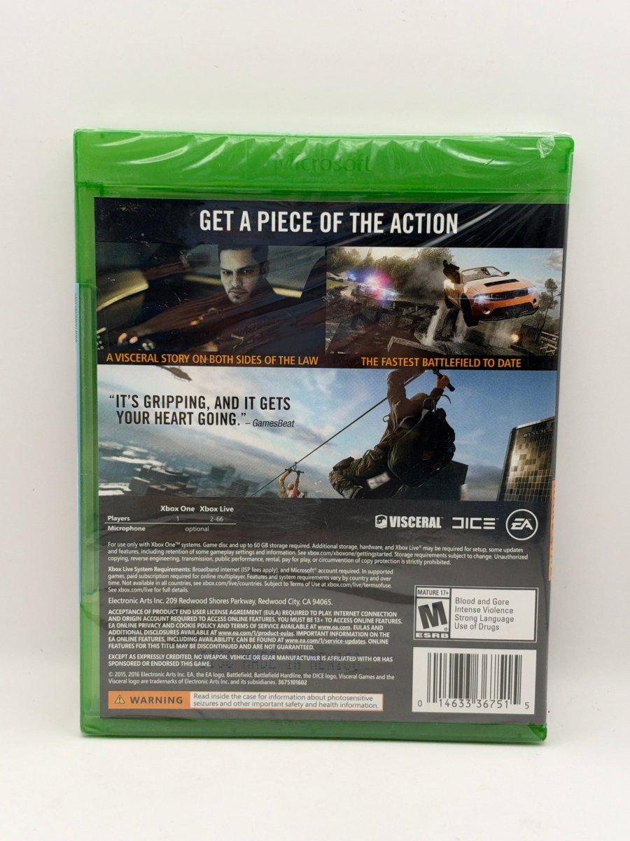 Battlefield Hardline CL01 (NEW) Xbox One