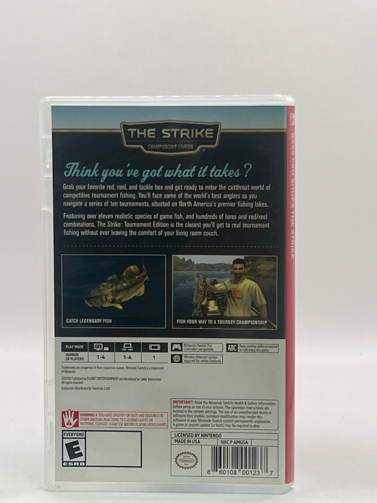 Bass Pro Shops The Strike CL01 (CIB) Nintendo Switch