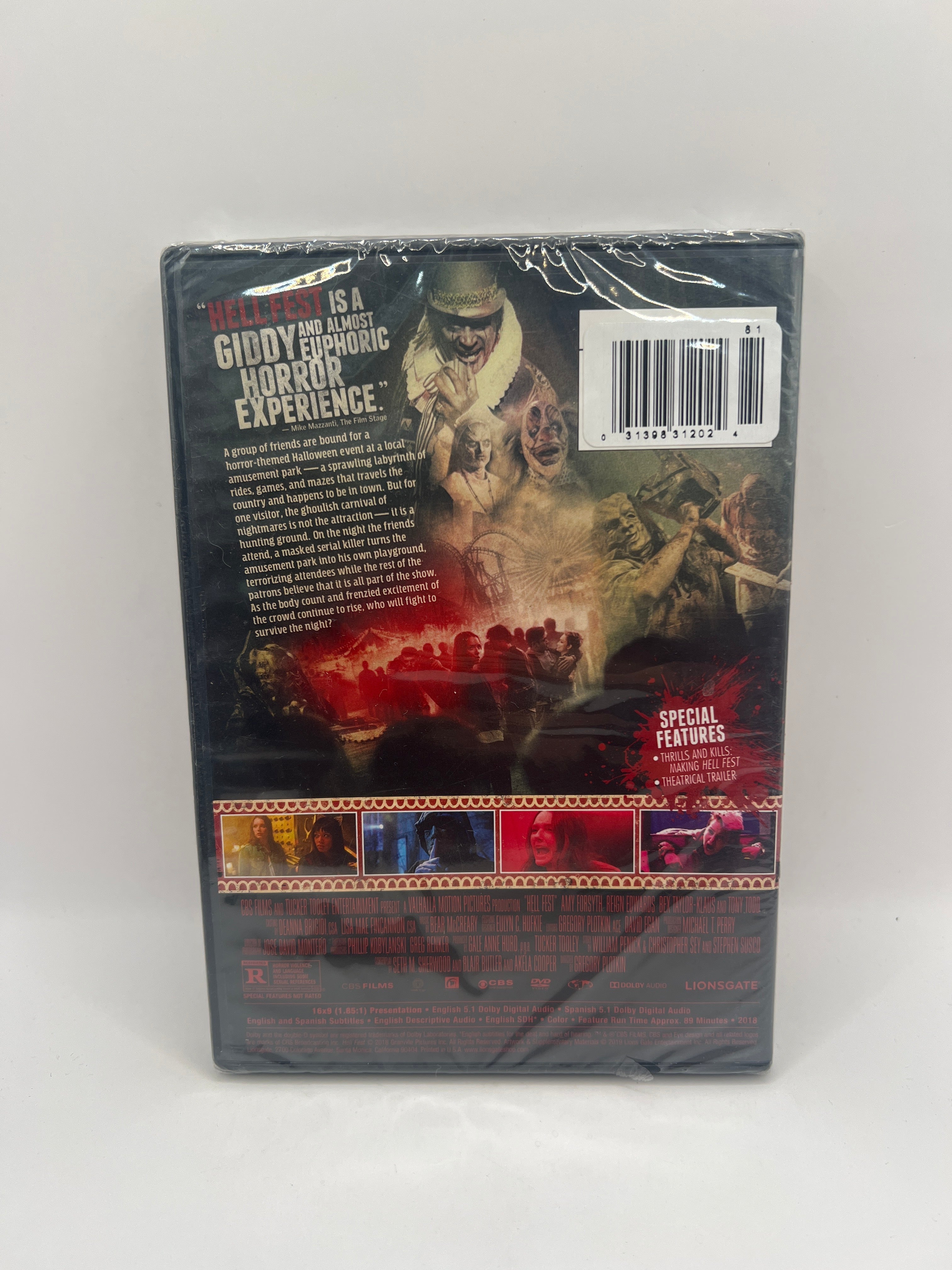 Hell Fest (2018) NEW DVD