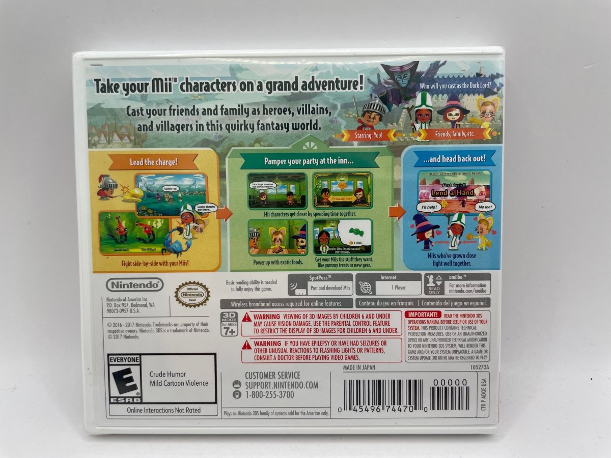 Miitopia CL01 (NEW) Nintendo 3DS
