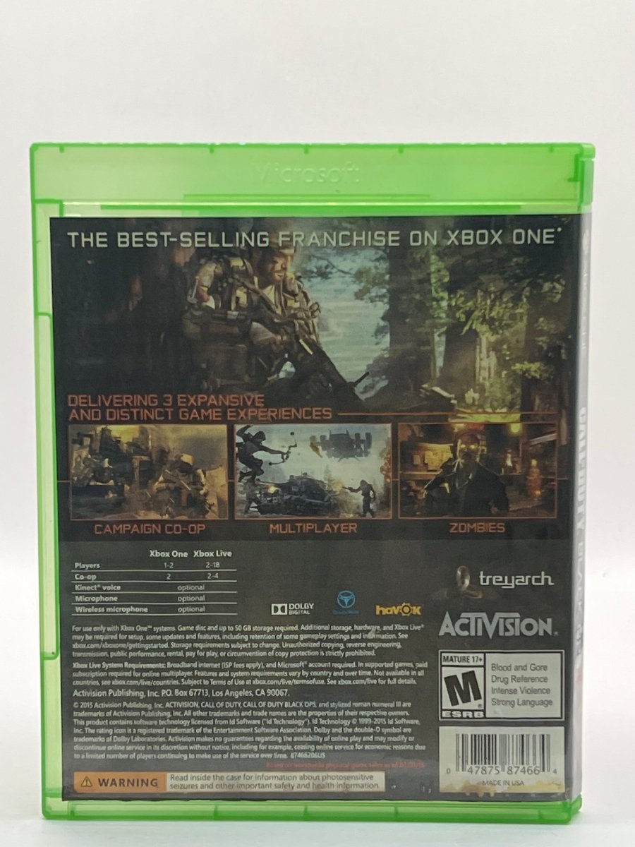Call of Duty Black Ops III CL03 (CIB) Xbox One