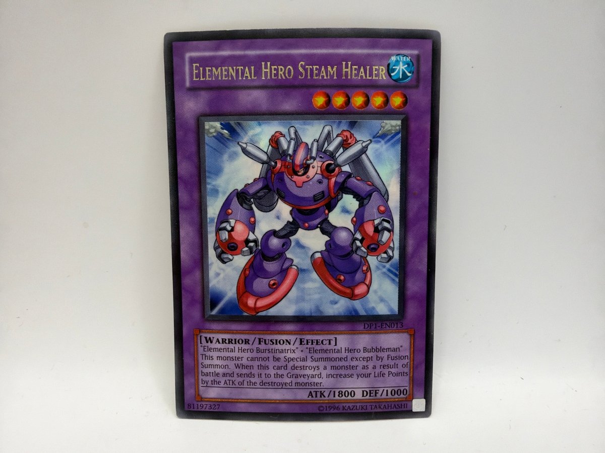 Elemental Hero Steam Healer DP1-EN013 (LP) CL01 YuGiOh Duelist Pack 1: Jaden Yuki