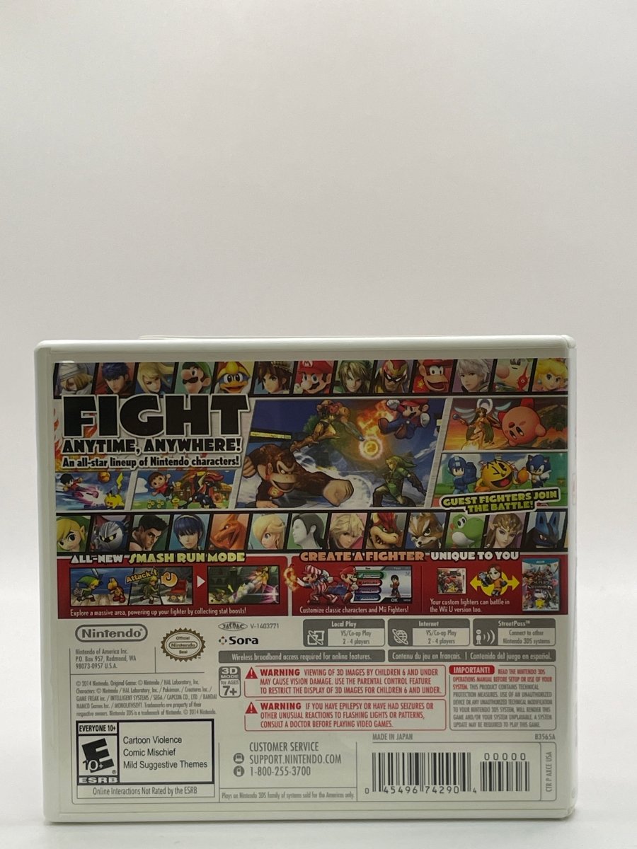 Super Smash Bros for Nintendo 3DS CL01 (CIB) Nintendo 3DS