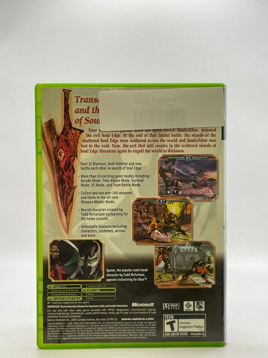 Soul Calibur II CL01 (CIB) Original Xbox