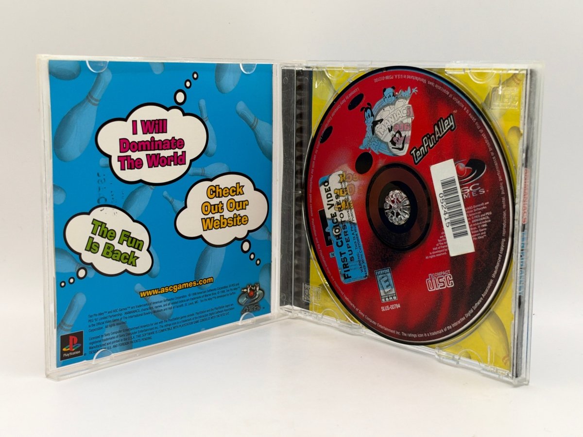 Animaniacs Ten Pin Alley CL01 (CIB) Playstation One