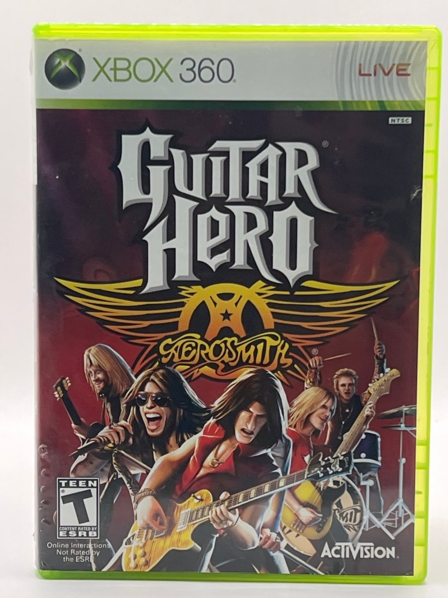 Guitar Hero: Aerosmith CL01 (CIB) Xbox 360