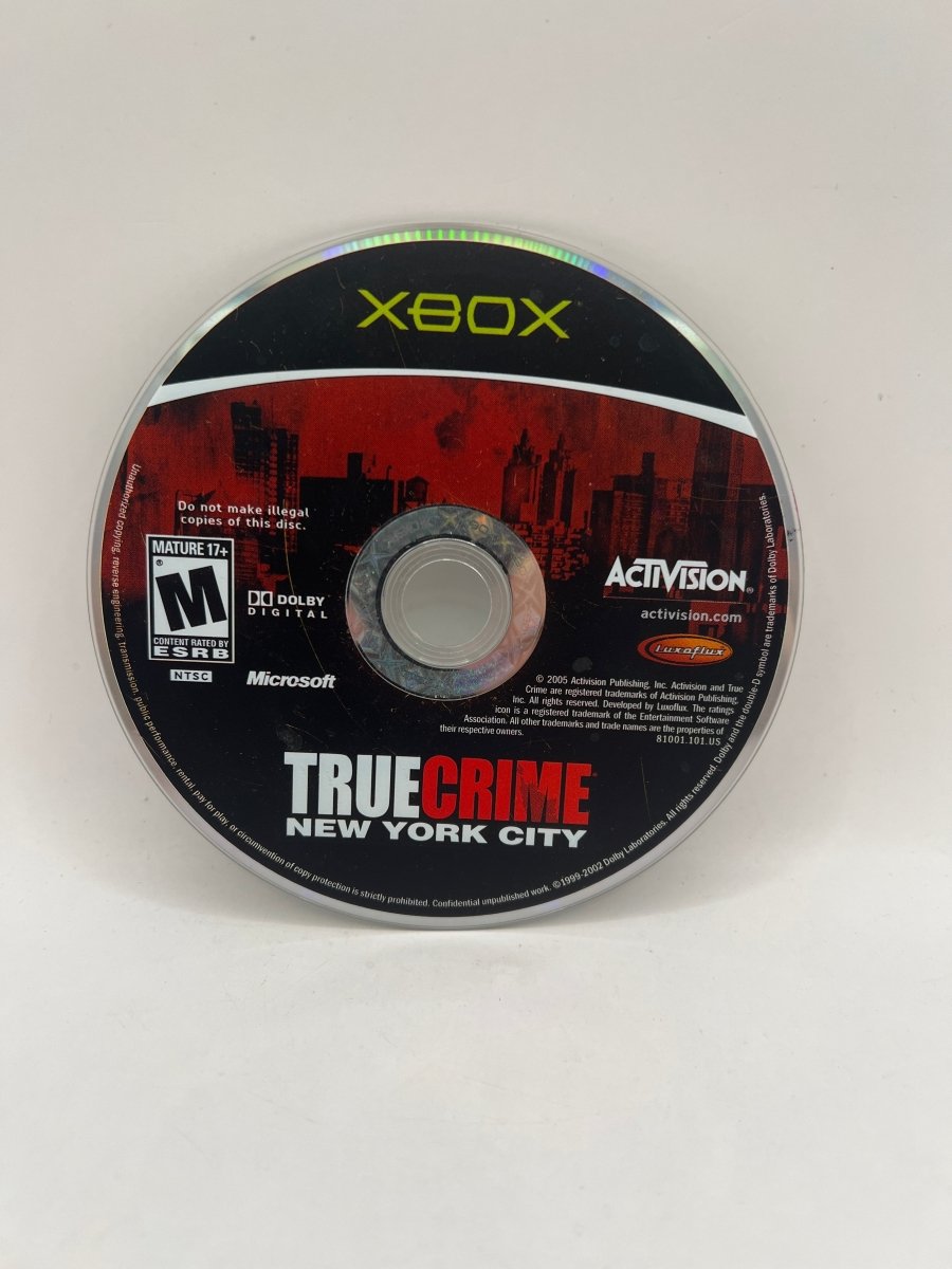 True Crime New York City CL01 (Disc Only) Original Xbox