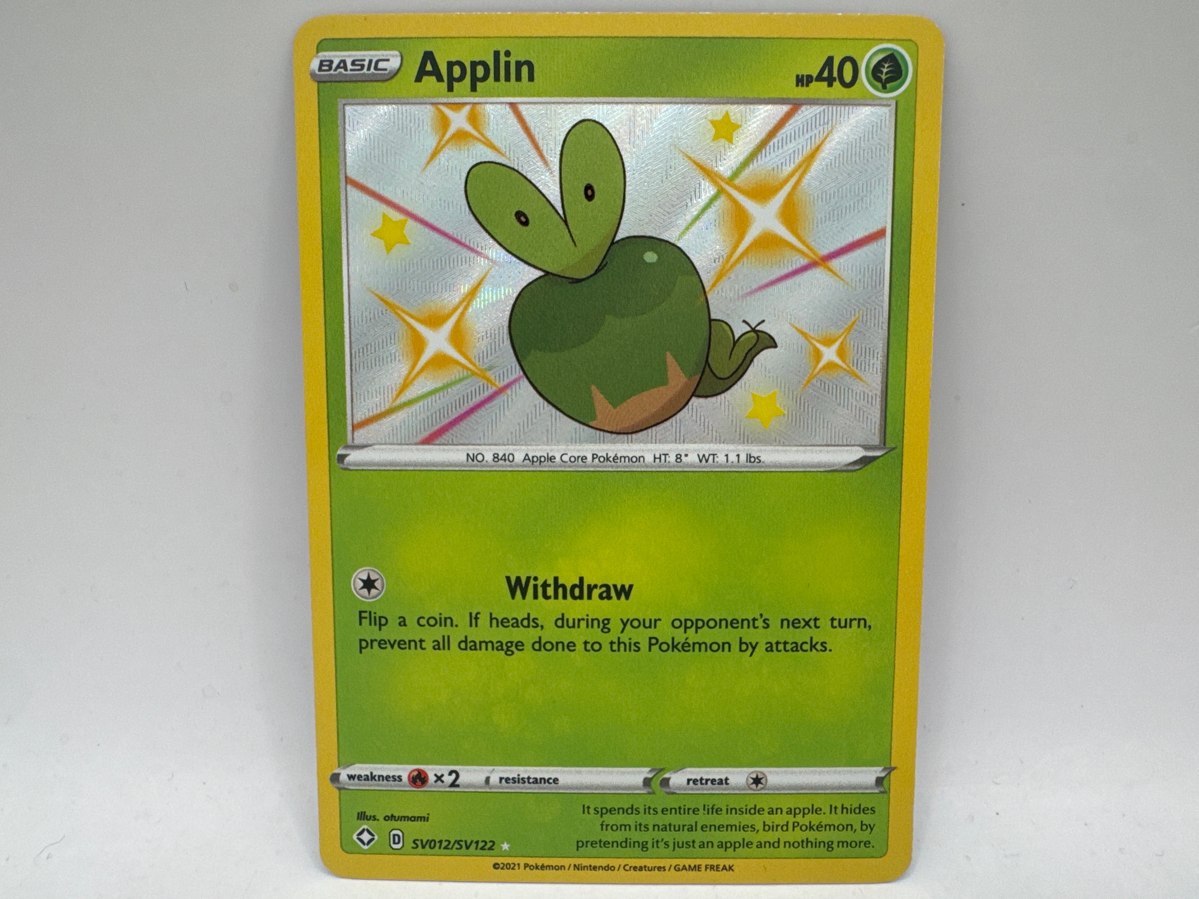 Applin SV012/SV122 (NM) CL01 Pokemon