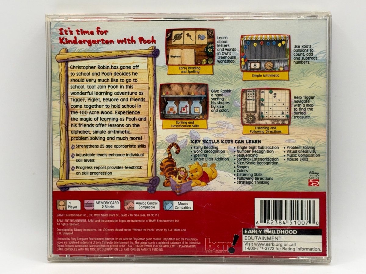 Winnie The Pooh Kindergarden CL01 (CIB) Playstation One