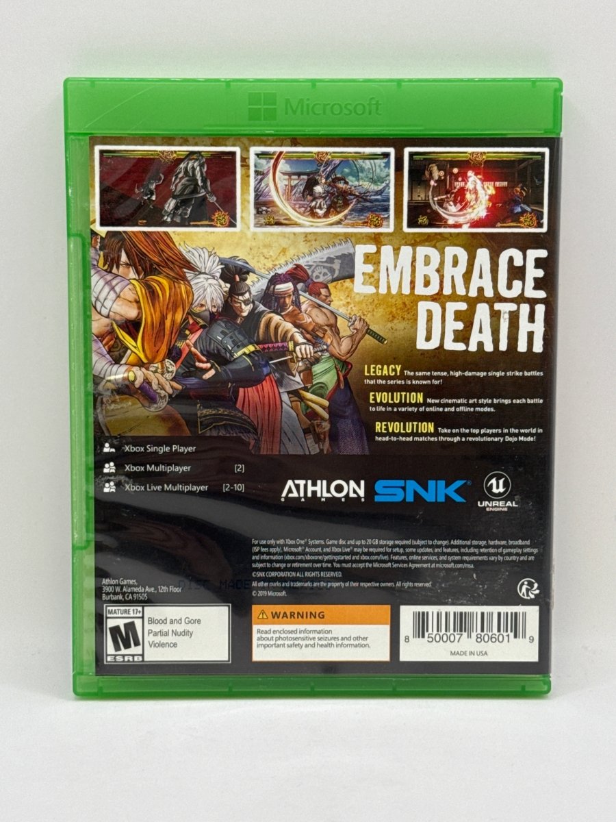 Samurai Shodown CL02 (CIB) Xbox One