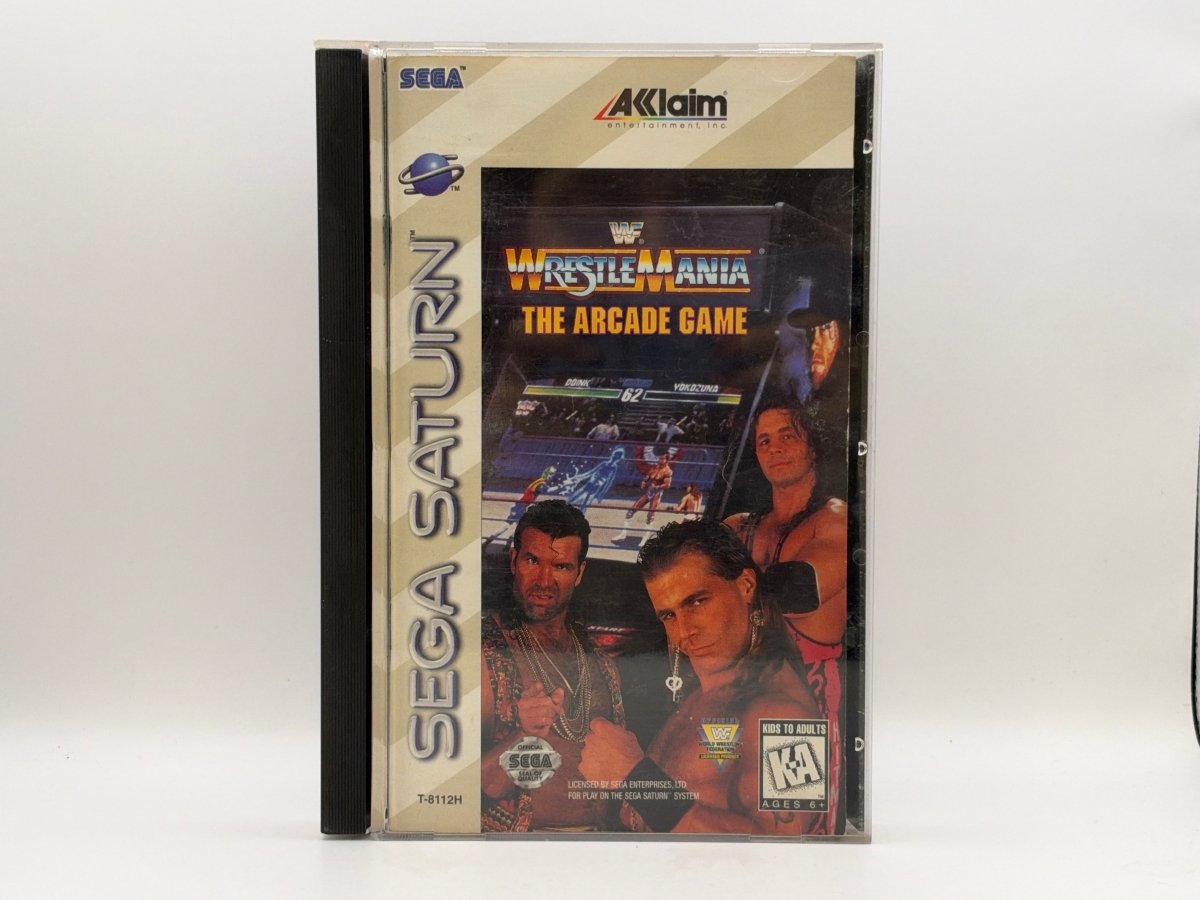 WWF Wrestlemania The Arcade Game CL01 (CIB) Sega Saturn