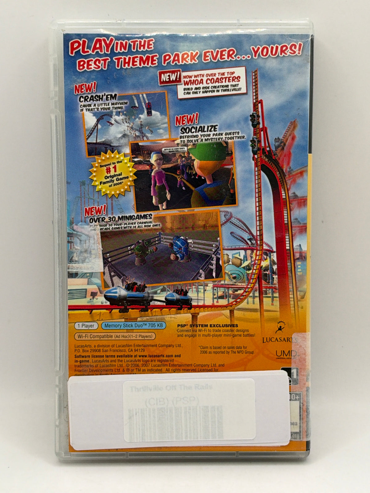Thrillville Off The Rails CL01 (CIB) PSP