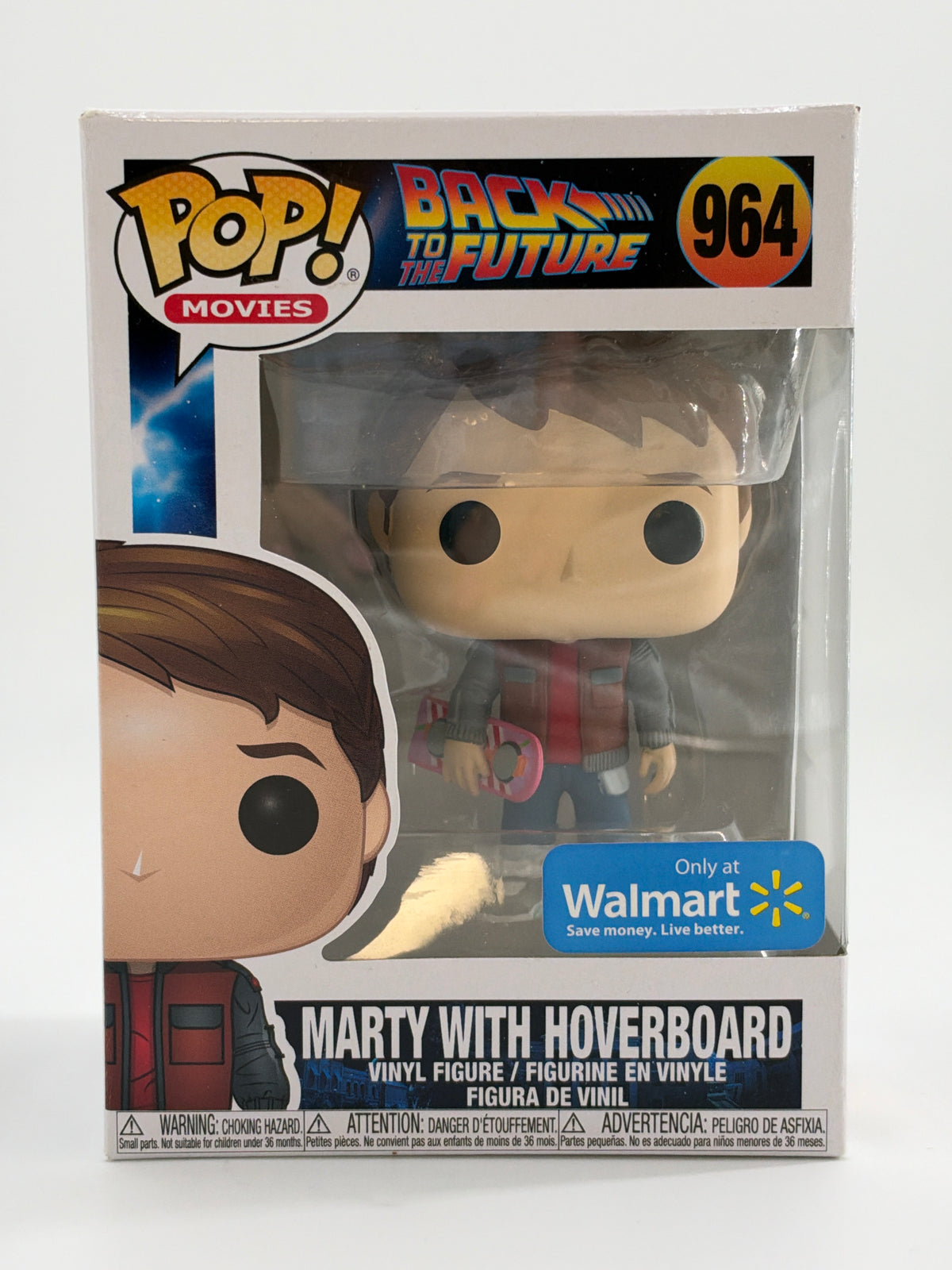 Back to the Future: Marty With Hoverboard - Walmart Exclusive  #964 Funko Pop