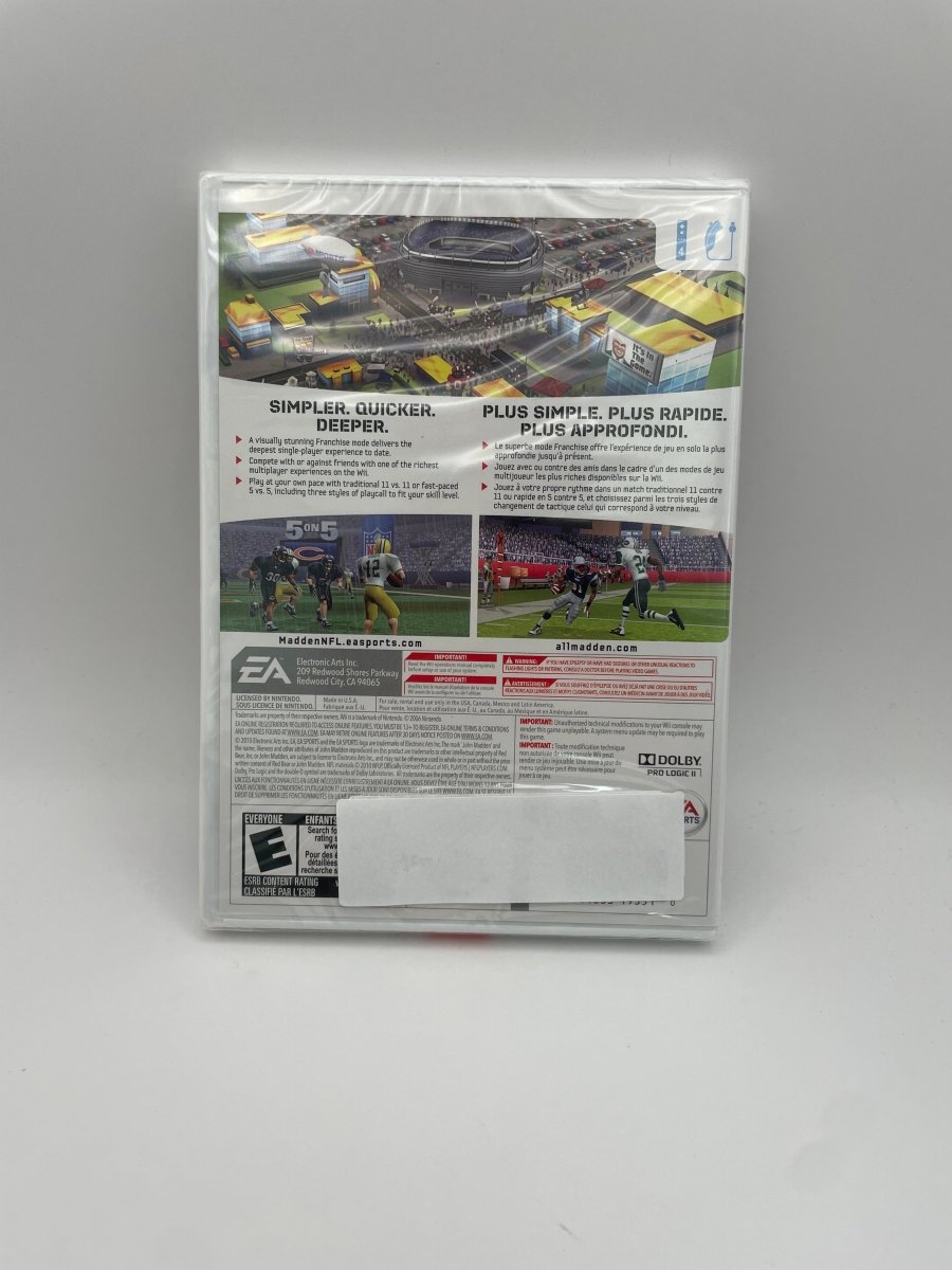 Madden NFL 11 CL01 (New) Nintendo Wii