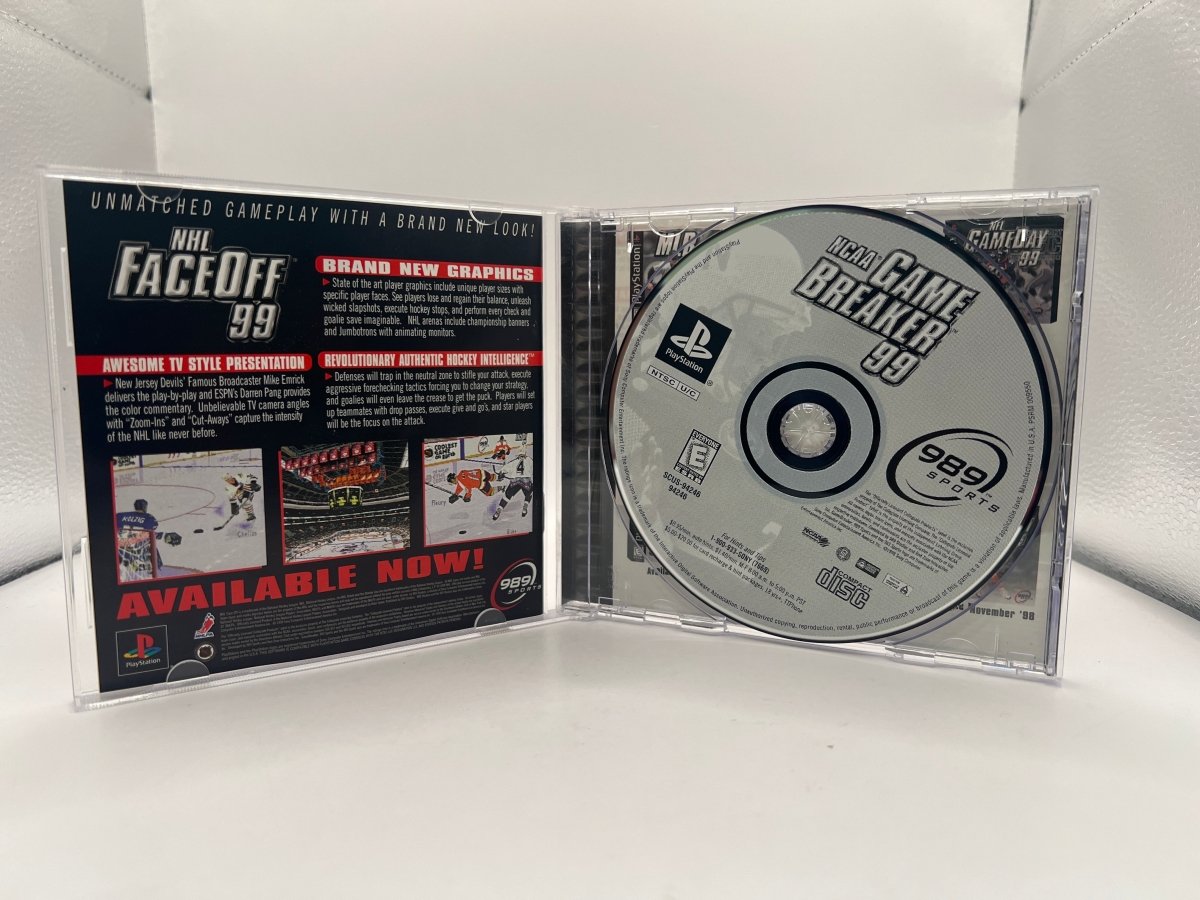 NCAA Gamebreaker 99 CL01 (CIB) Playstation One