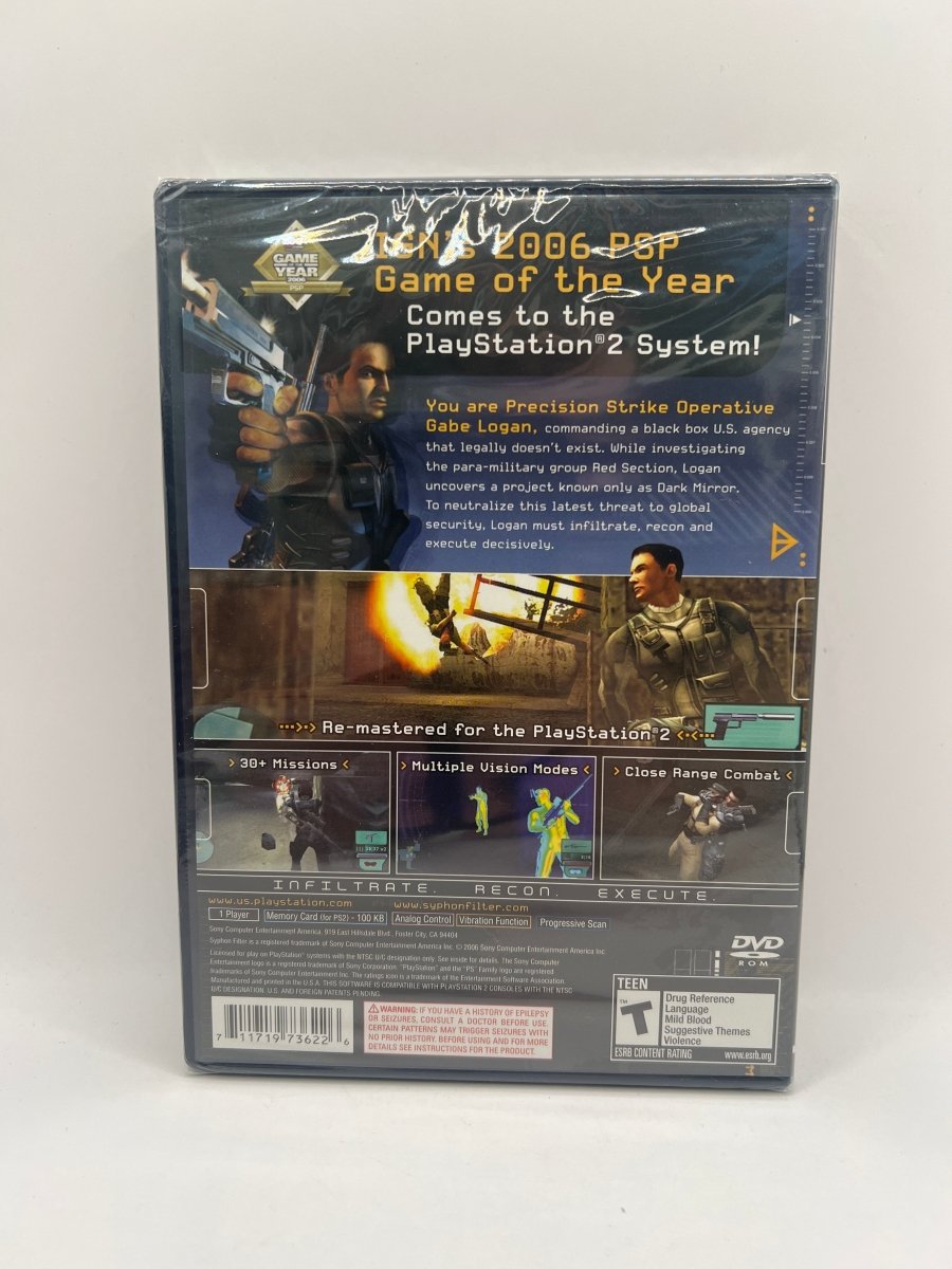 Syphon Filter Dark Mirror CL71 (NEW) PlayStation 2
