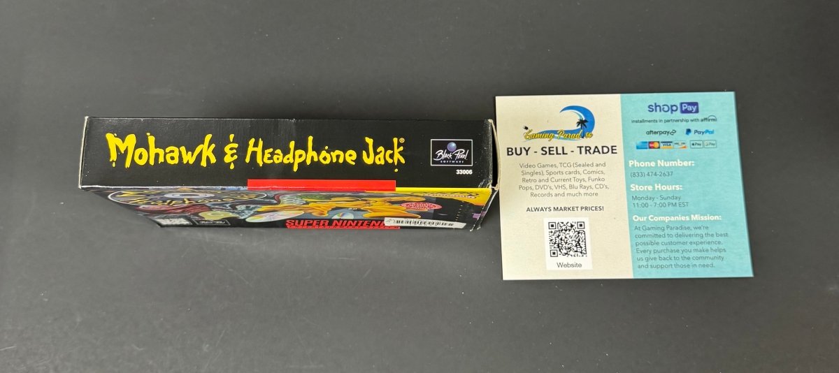 Mohawk and Headphone Jack Super Nintendo CL 01