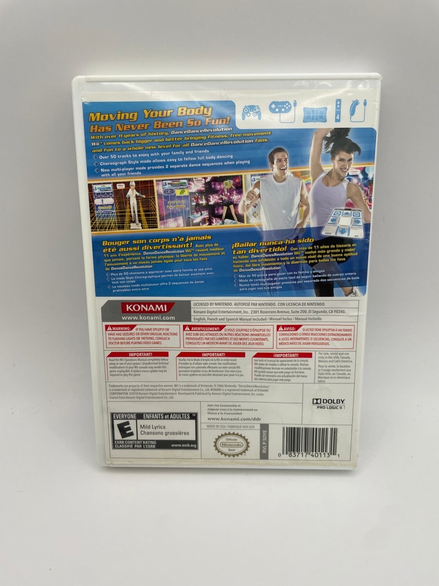 Dance Dance Revolution CL01 (CIB) Nintendo Wii