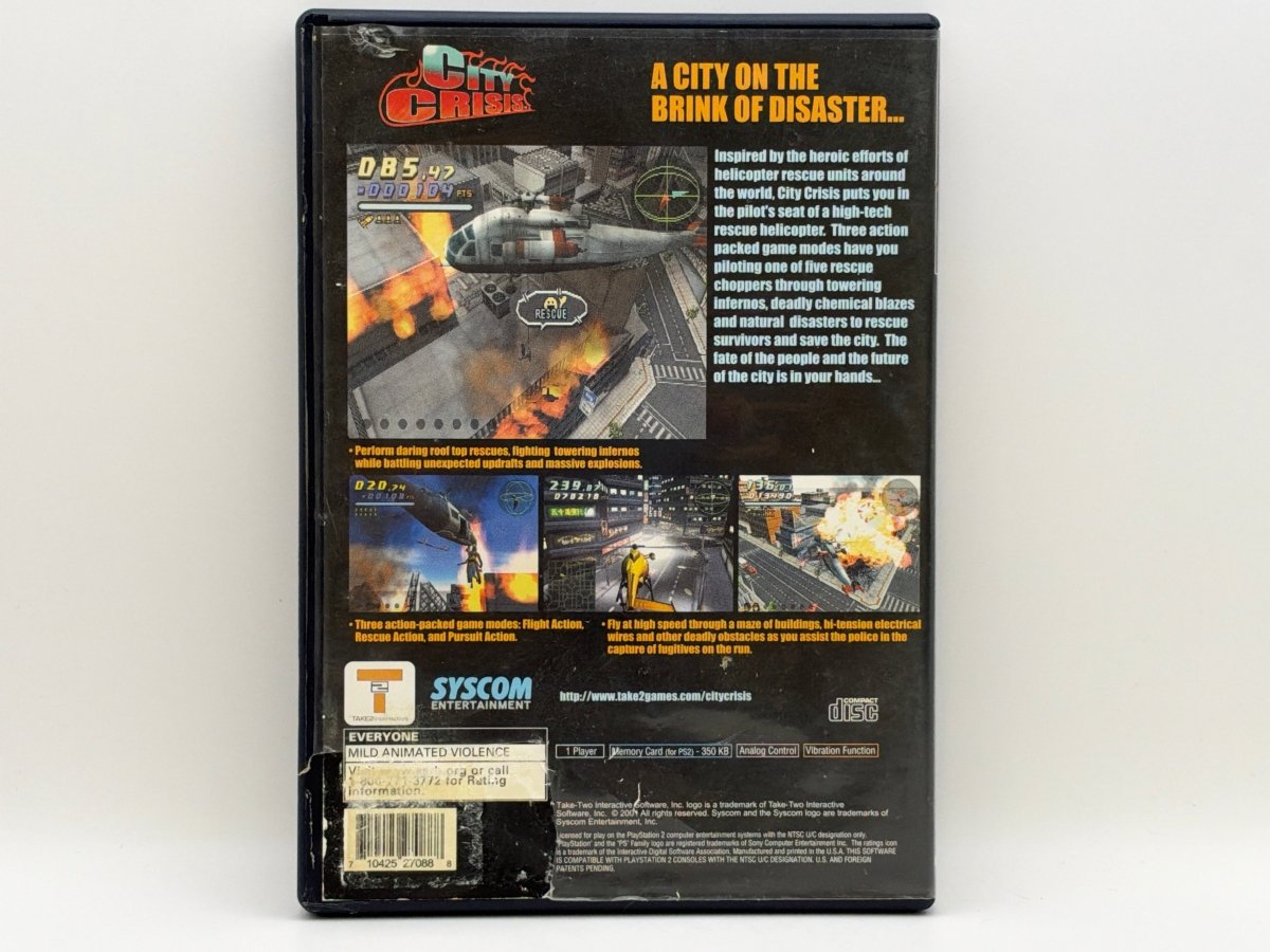 City Crisis CL01 (CIB) PlayStation 2
