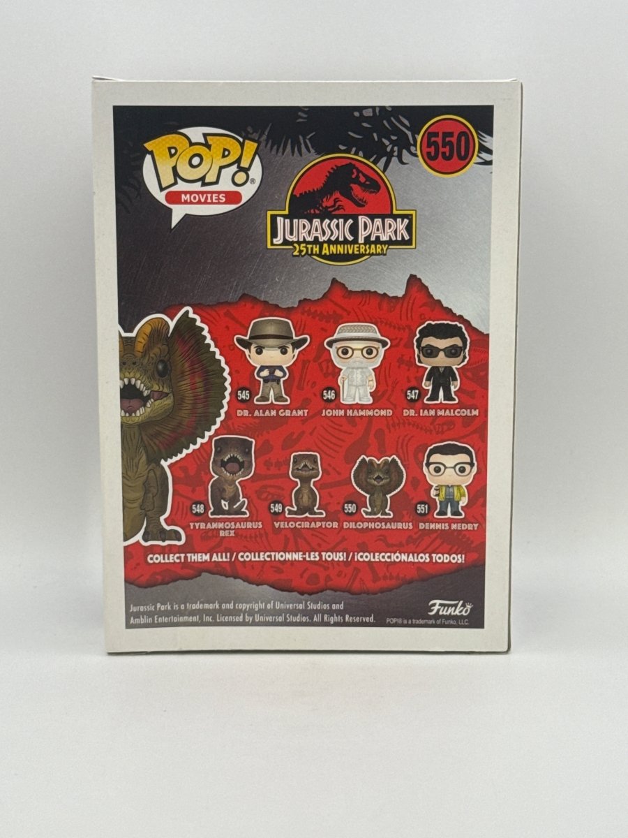 Jurassic Park 25TH Anniversary: Dilophosaurus - Target Exclusive #550 Funko Pop