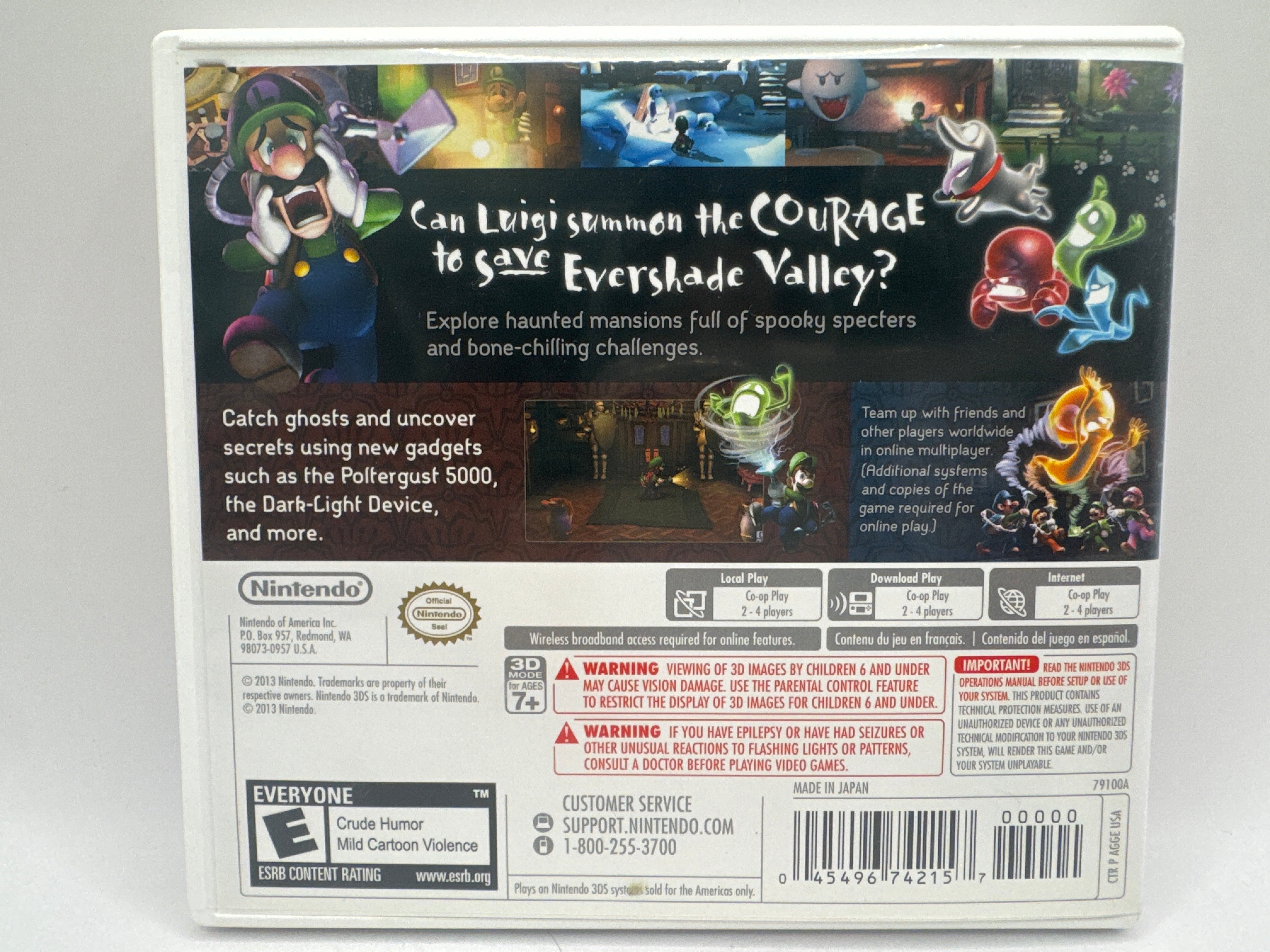 Luigi's Mansion: Dark Moon CL01 (CIB) Nintendo 3DS