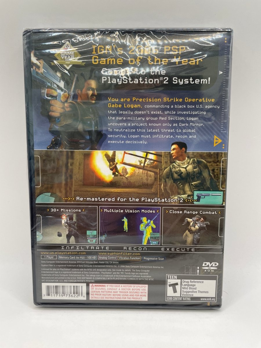 Syphon Filter Dark Mirror CL01 (NEW) PlayStation 2
