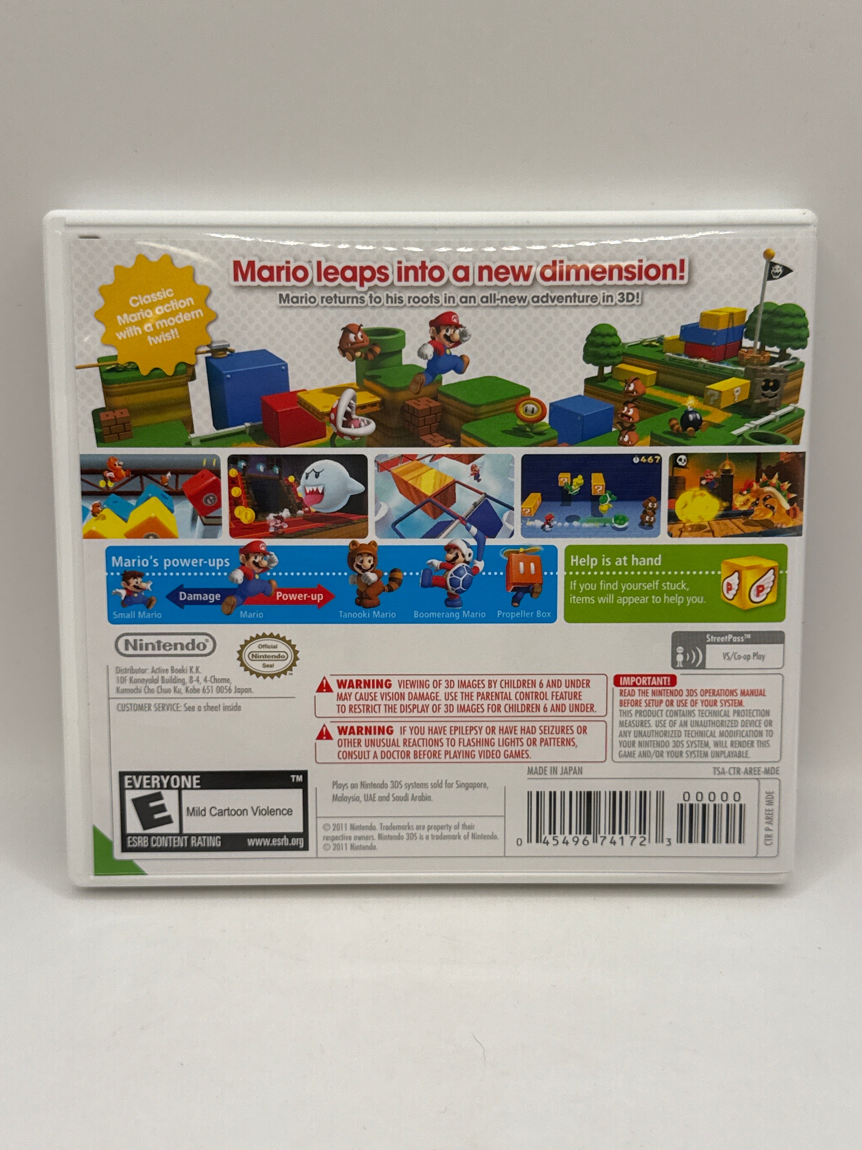 Super Mario 3D Land CL01 (CIB) Nintendo 3DS