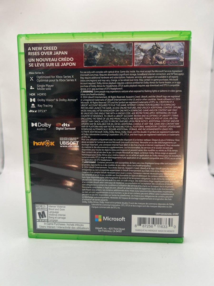 Assassin's Creed Shadows CL01 (CIB) Xbox Series X