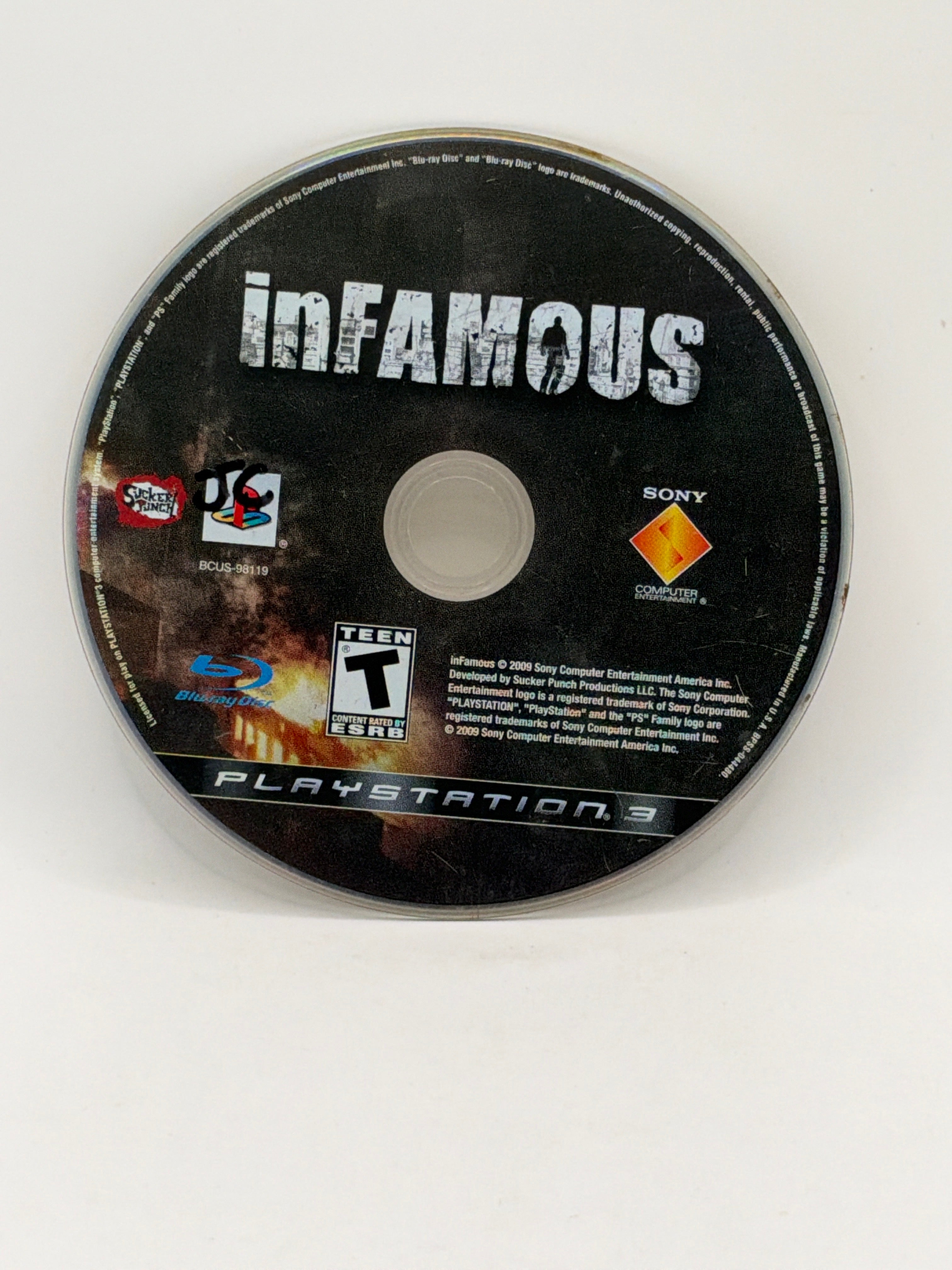 Infamous CL01 (Disc Only) Playstation 3
