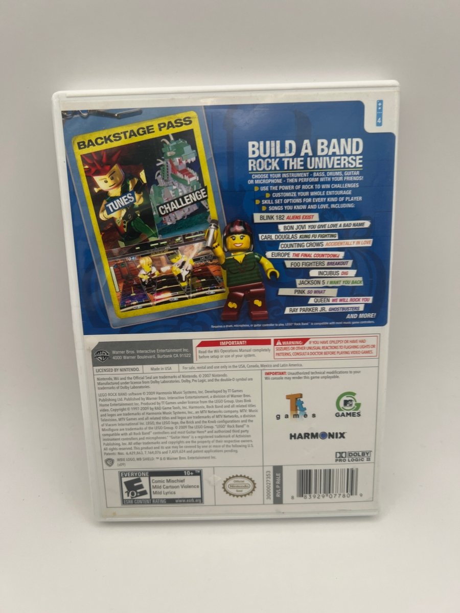 LEGO Rock Band CL01 (CIB) Nintendo Wii