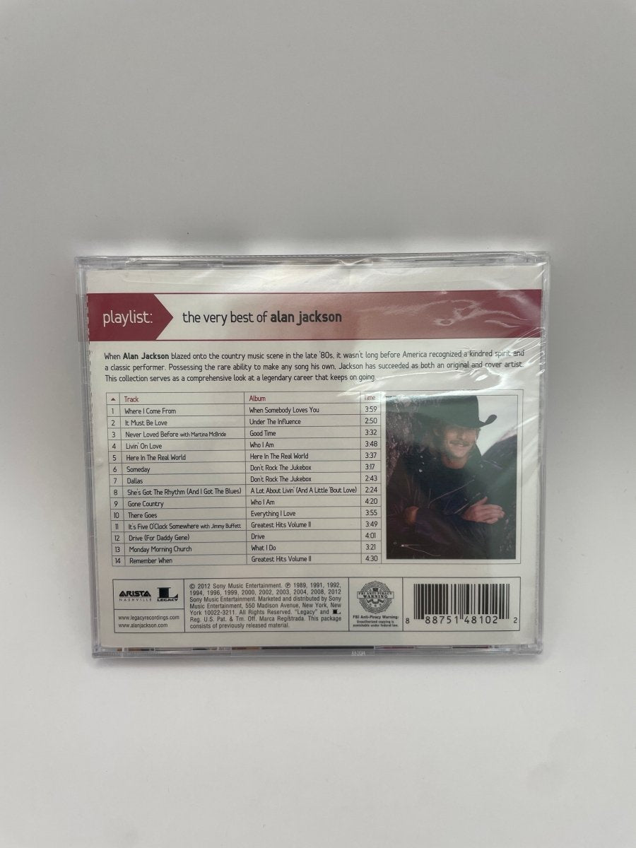 Alan Jackson - Playlist: The Very Best of Alan Jackson (2012) (NEW) CD