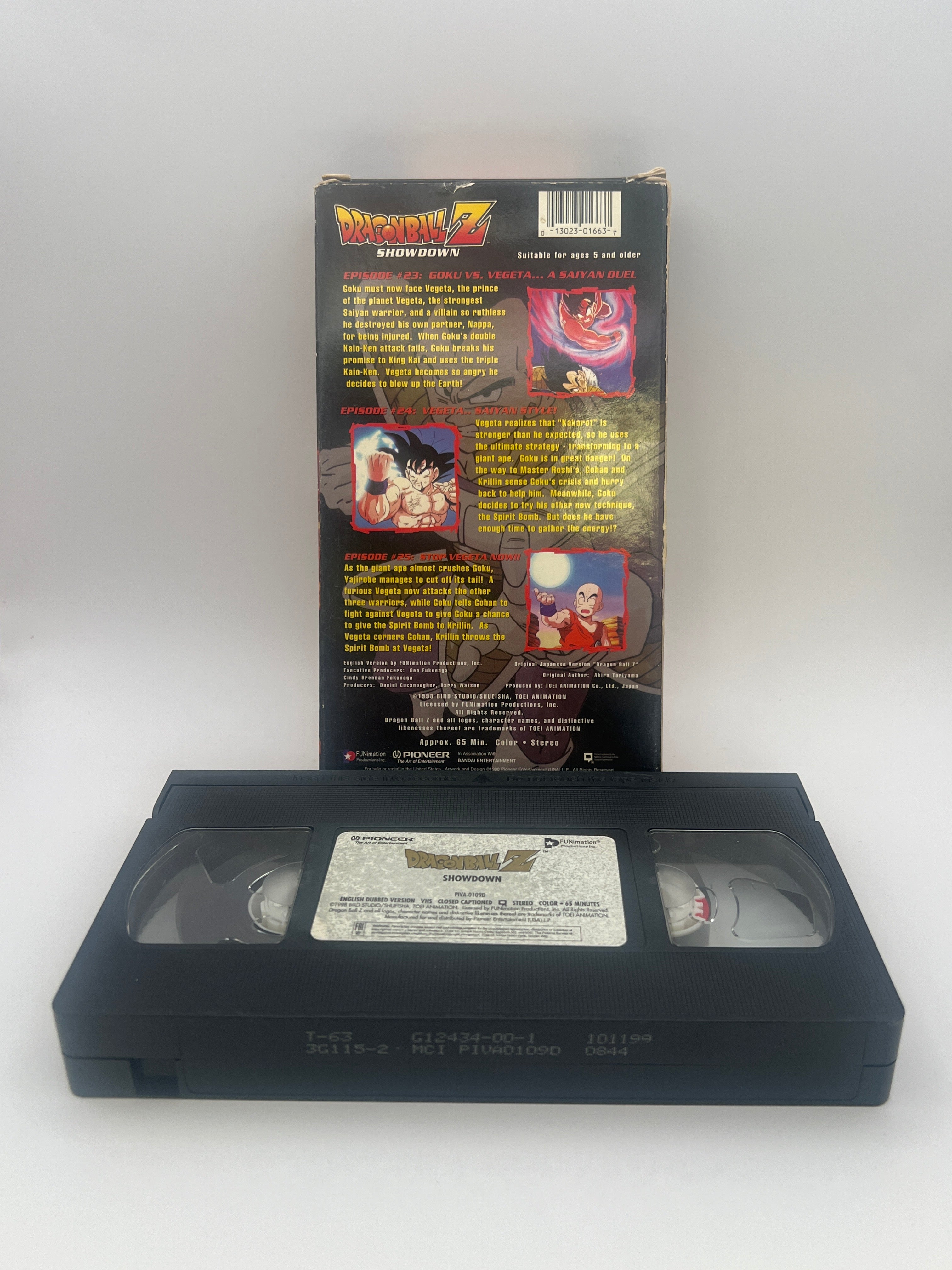 Dragon Ball Z - Showdown (1998) Used VHS
