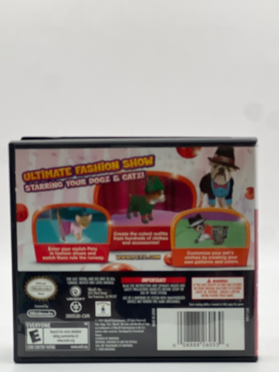 Petz Fashion: Dogz & Catz CL01 (CIB) Nintendo DS