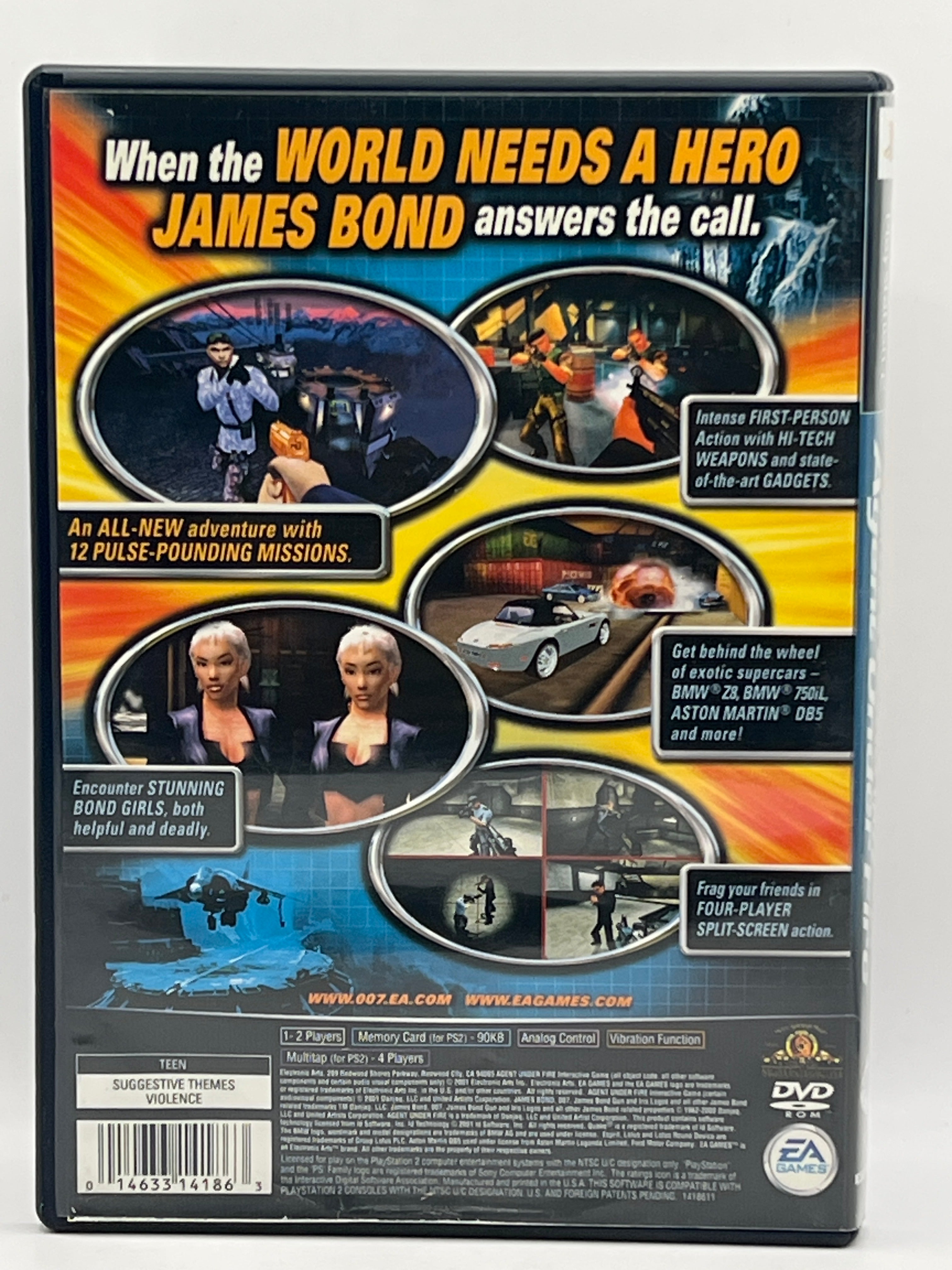 007 Agent Under Fire CL01 (CIB) PlayStation 2