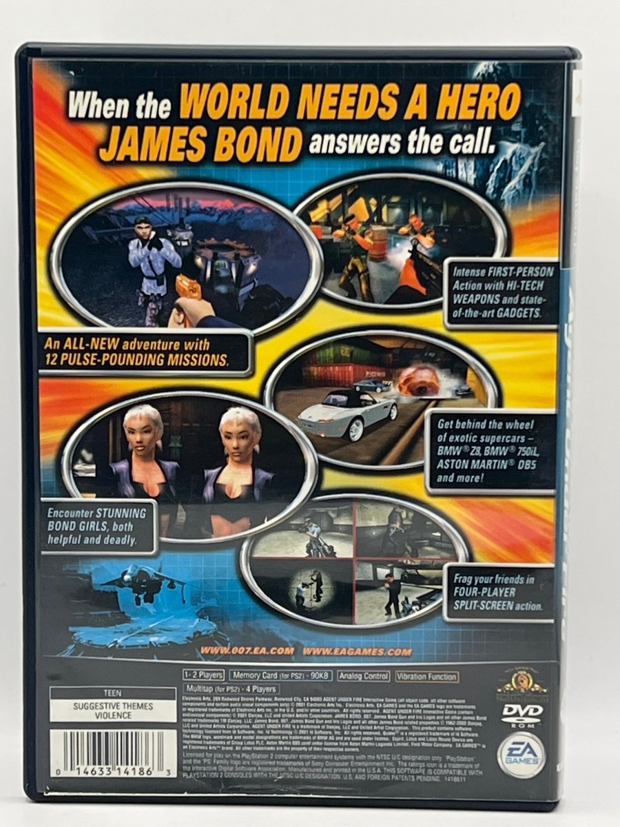 007 Agent Under Fire CL01 (CIB) PlayStation 2