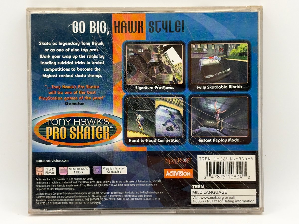 Tony Hawk CL01 (CIB) Playstation One