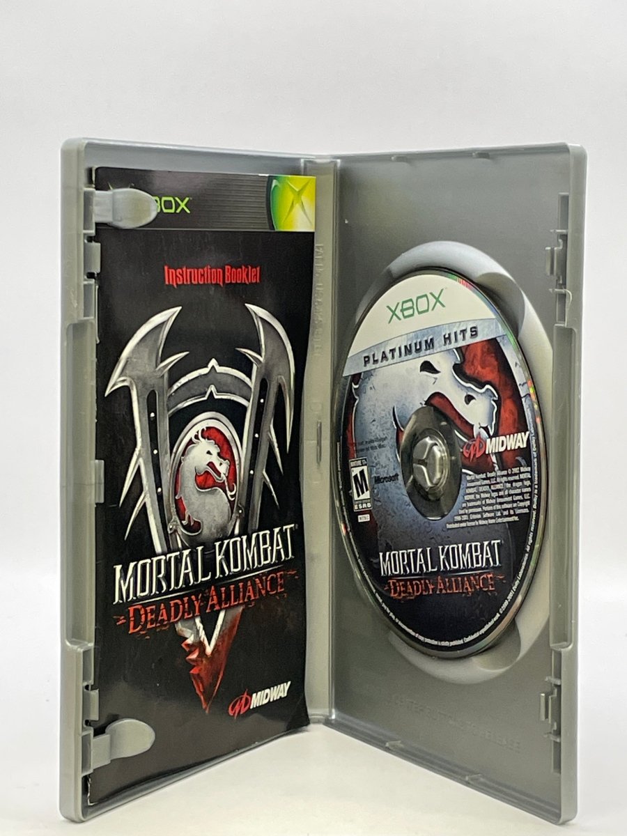 Mortal Kombat Deadly Alliance [Platinum Hits] CL01 (CIB) Original Xbox
