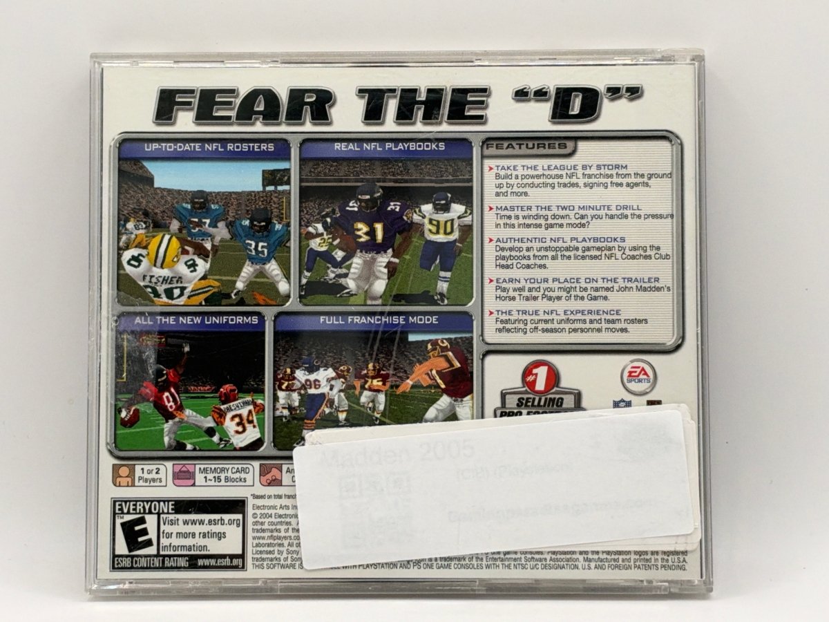 Madden 2005 CL01 (CIB) Playstation One