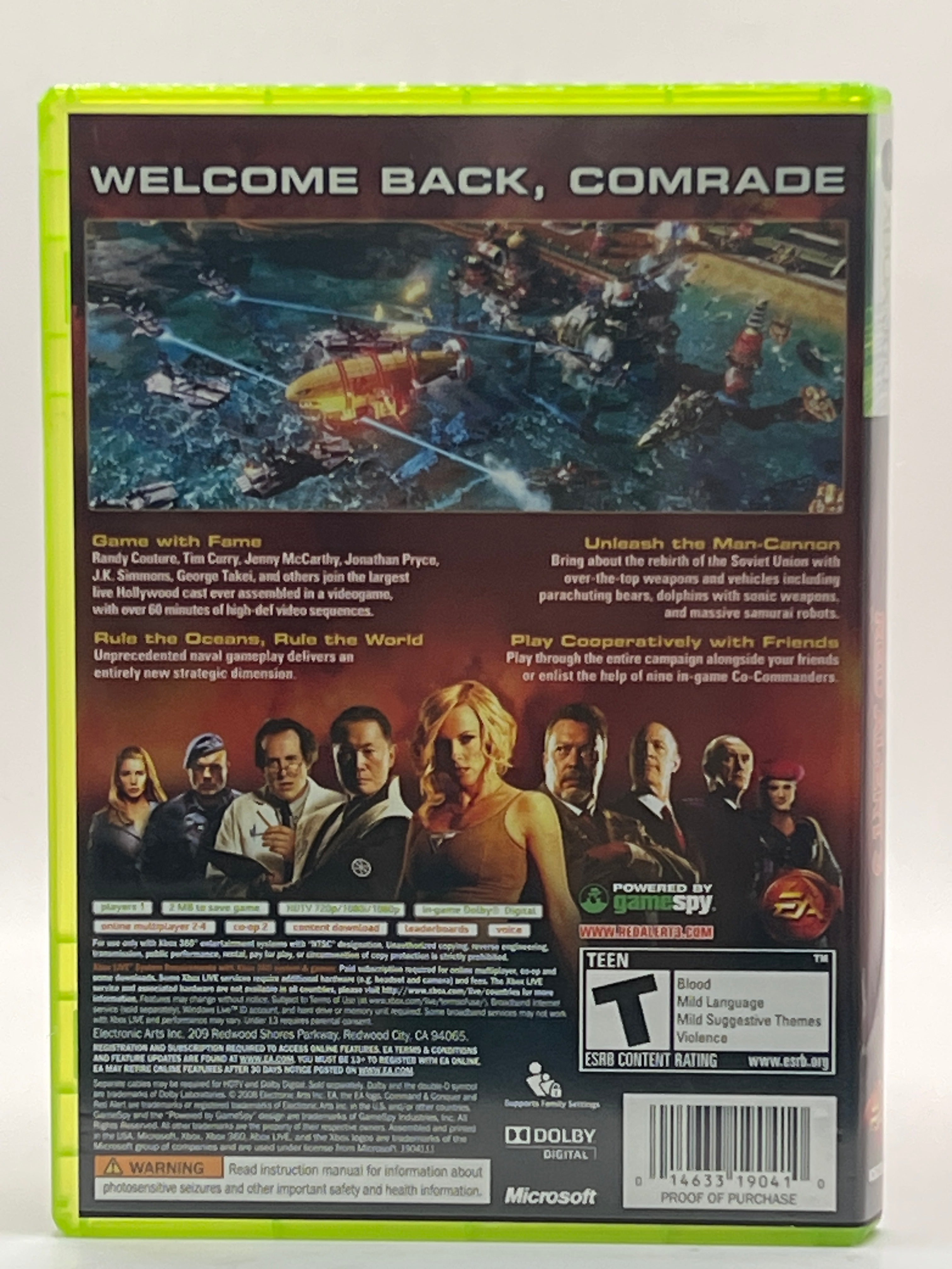 Command & Conquer Red Alert 3 CL01 (CIB) Xbox 360