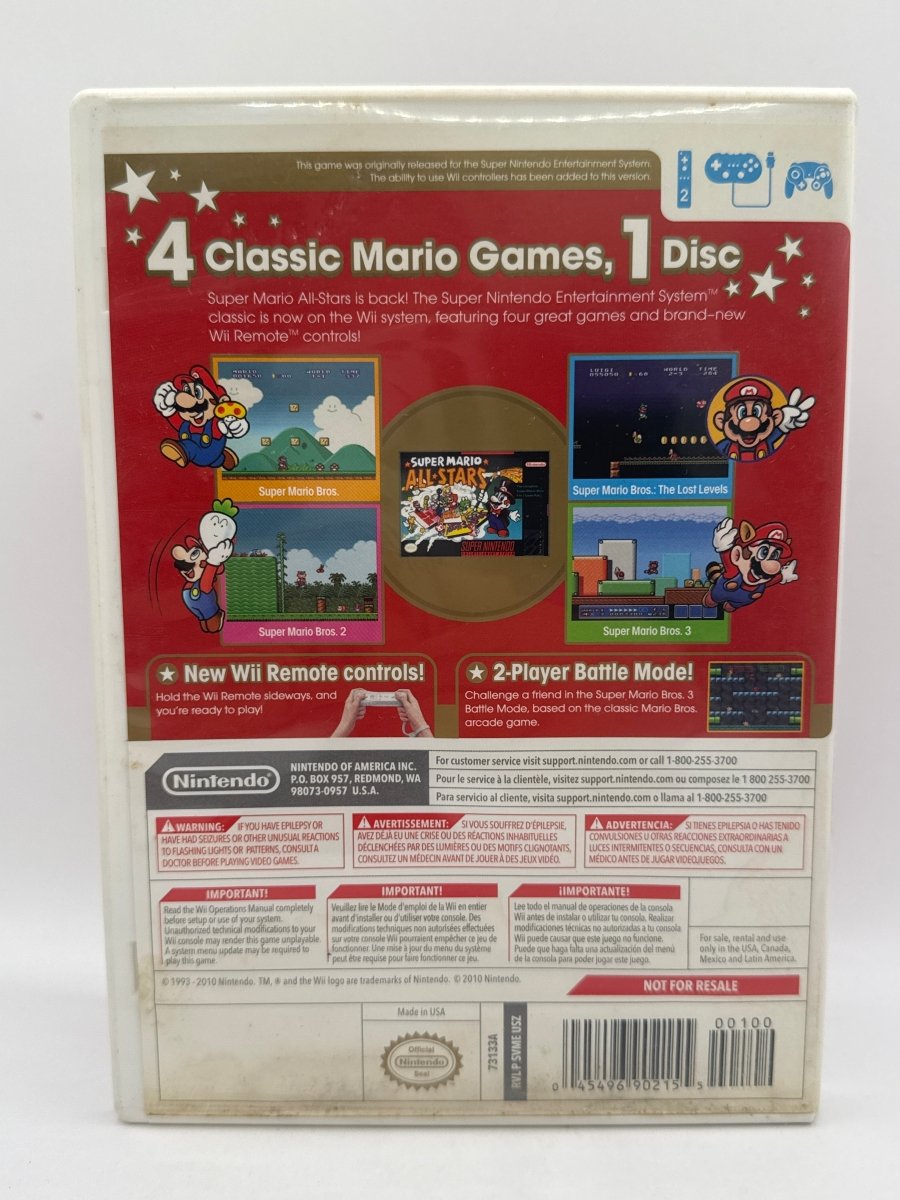 Super Mario All-Stars 25th Anniversary CL01 (CIB) Nintendo Wii