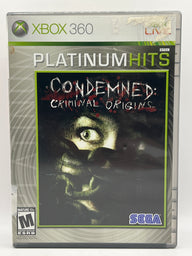 Condemned: Criminal Origins [Platinum Hits] CL01 (CIB) Xbox 360
