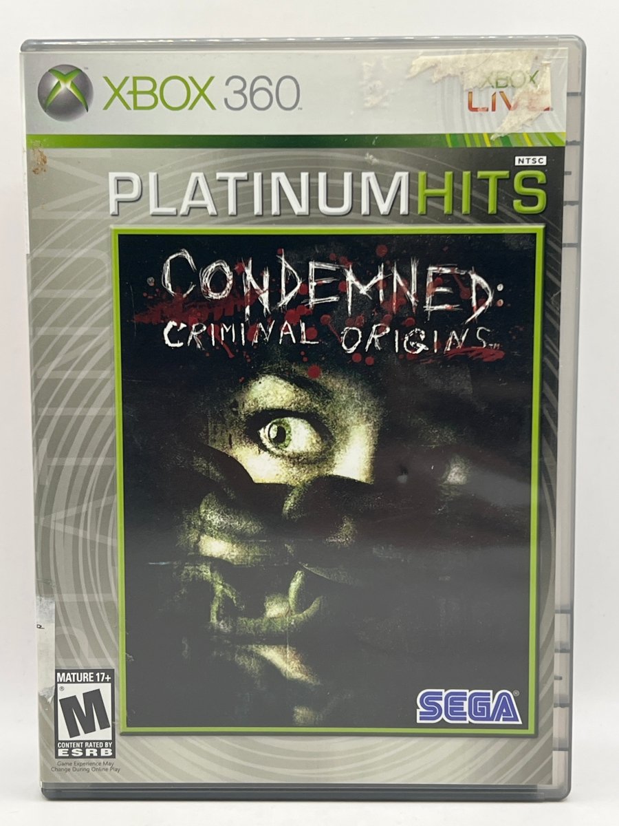Condemned: Criminal Origins [Platinum Hits] CL01 (CIB) Xbox 360