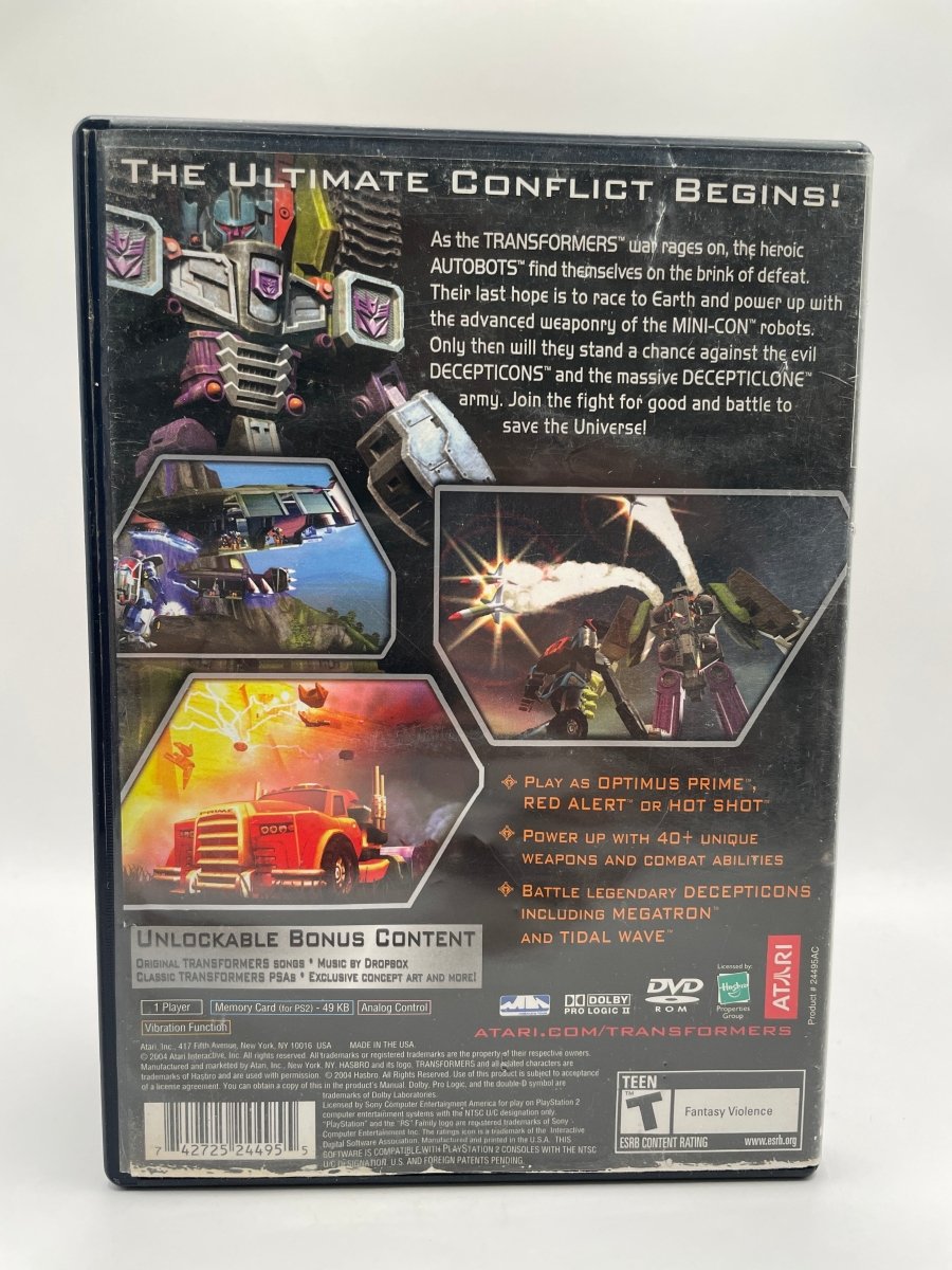 Transformers CL01 (CIB) PlayStation 2