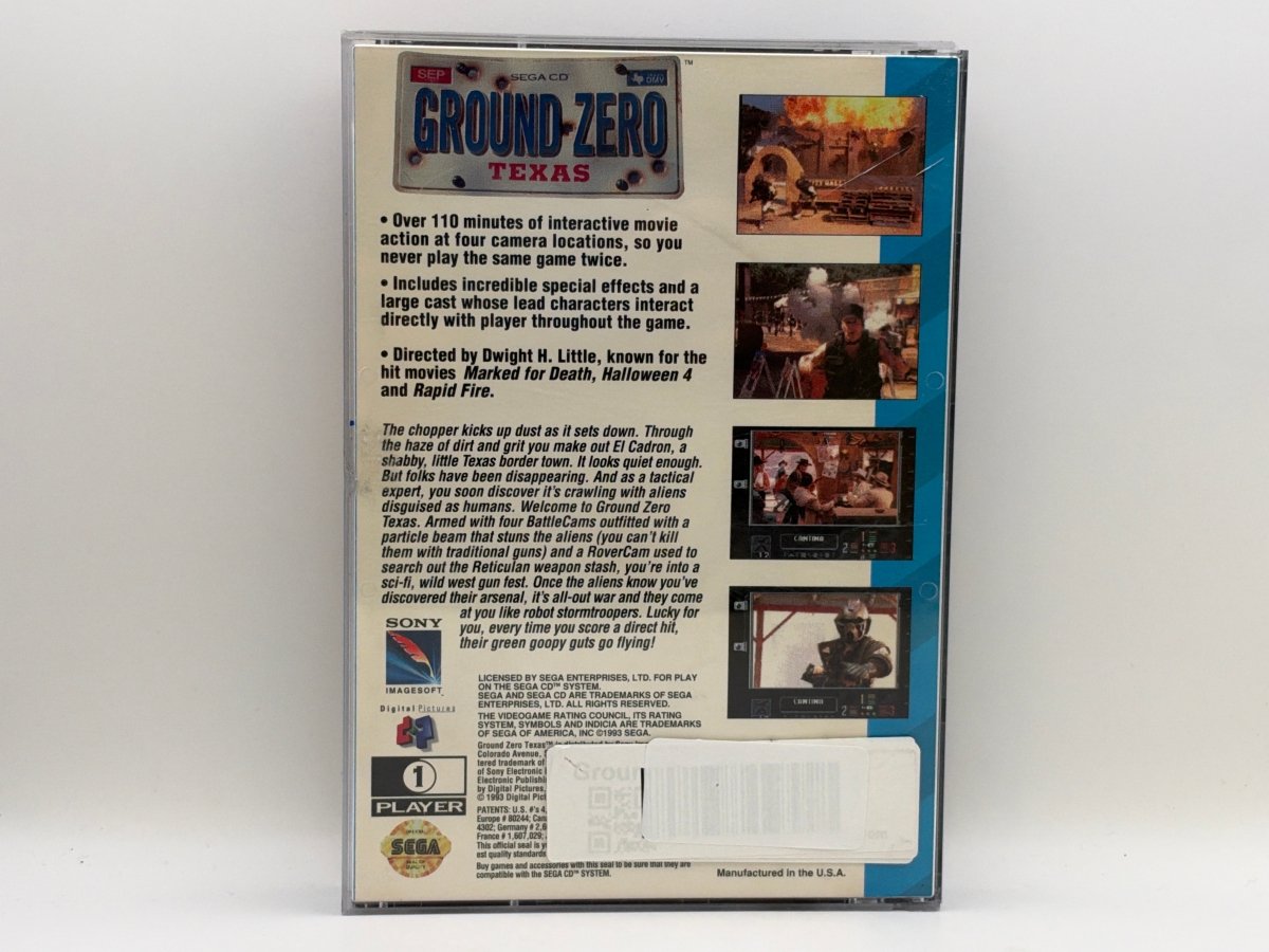 Ground Zero Texas CL01 (CIB) Sega CD
