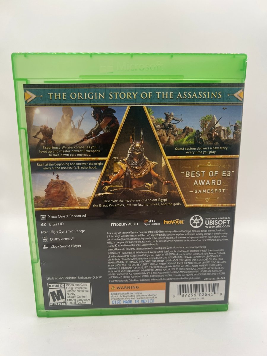 Assassin's Creed: Origins CL03 (CIB) Xbox One