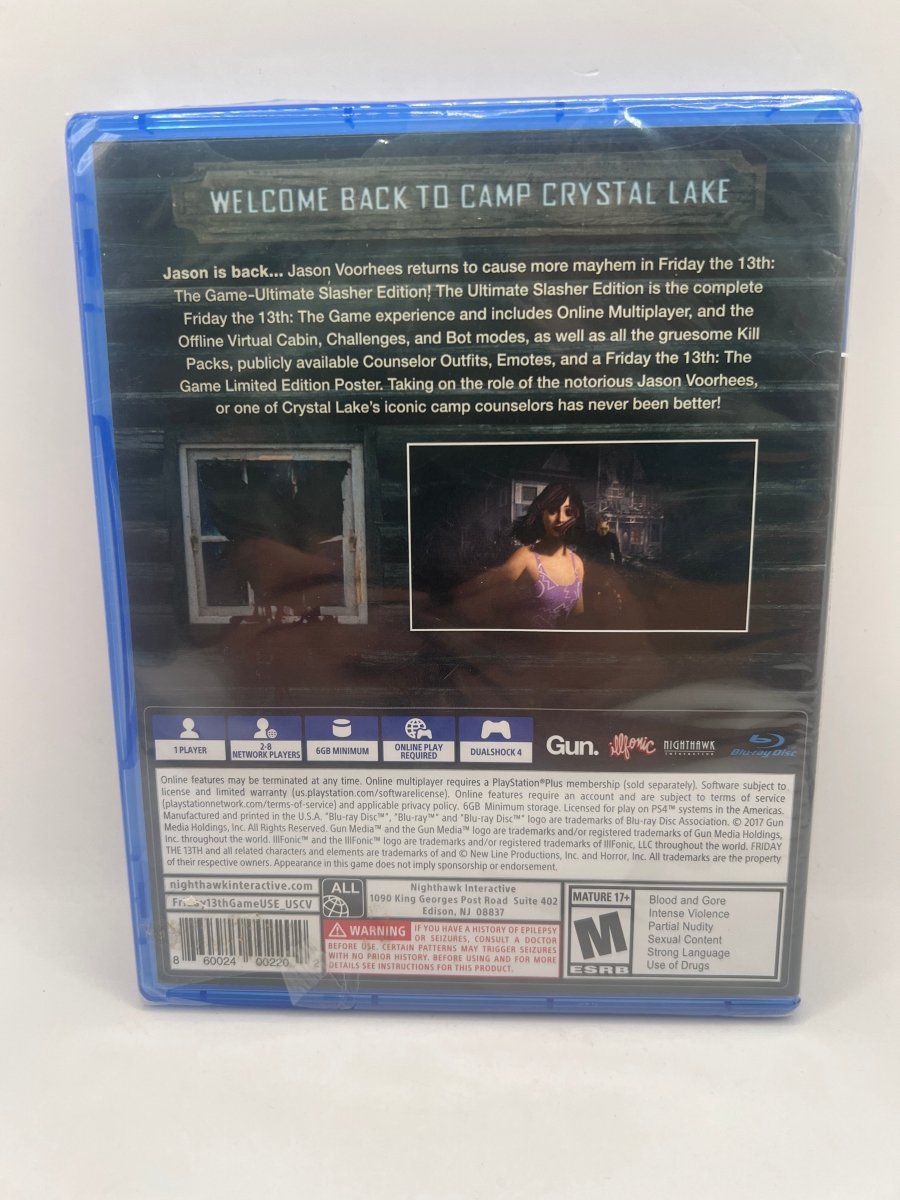Friday the 13th [Ultimate Slasher Edition] CL01 (NEW) PlayStation 4