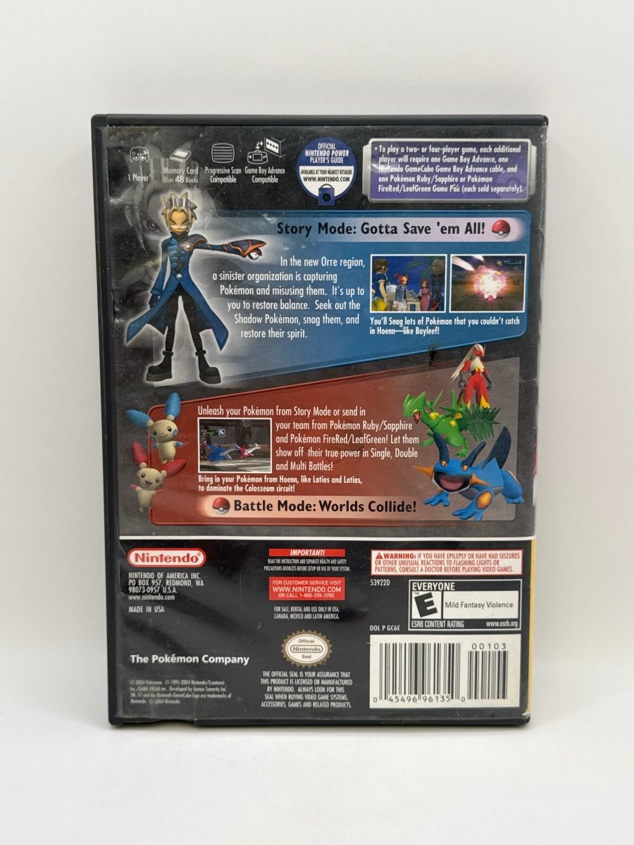 Pokemon Colosseum Player’s Choice Best Seller CL01 (Missing Manual) Nintendo GameCube