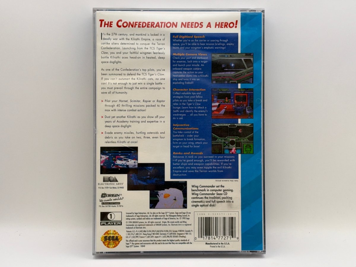Wing Commander CL01 (CIB) Sega CD