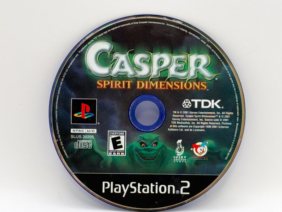 Casper Spirit Dimensions CL01 (Disc Only) PlayStation 2