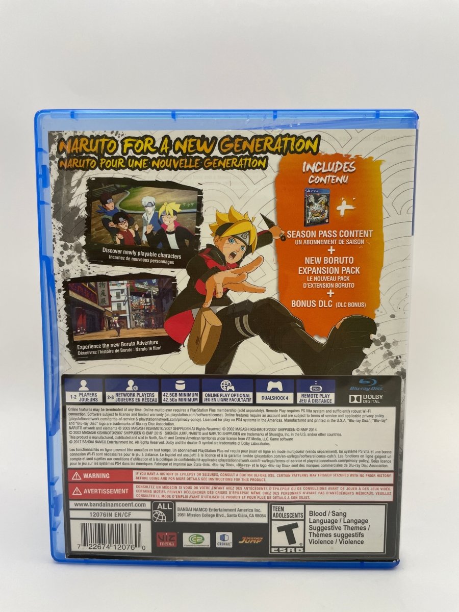Naruto Shippuden Ultimate Ninja Storm 4 Road to Boruto CL01 (CIB) PlayStation 4